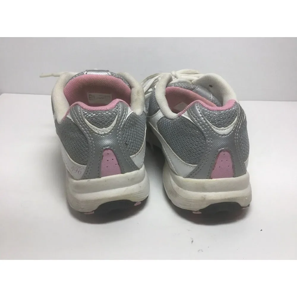 New‎ Balance Womens NB 496 Sneakers Size 9.5 White Pink Hiking Walking Shoes